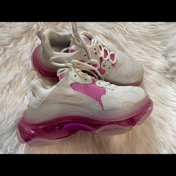 Balenciaga triple S clear sole white/pink - Picture 3 of 5